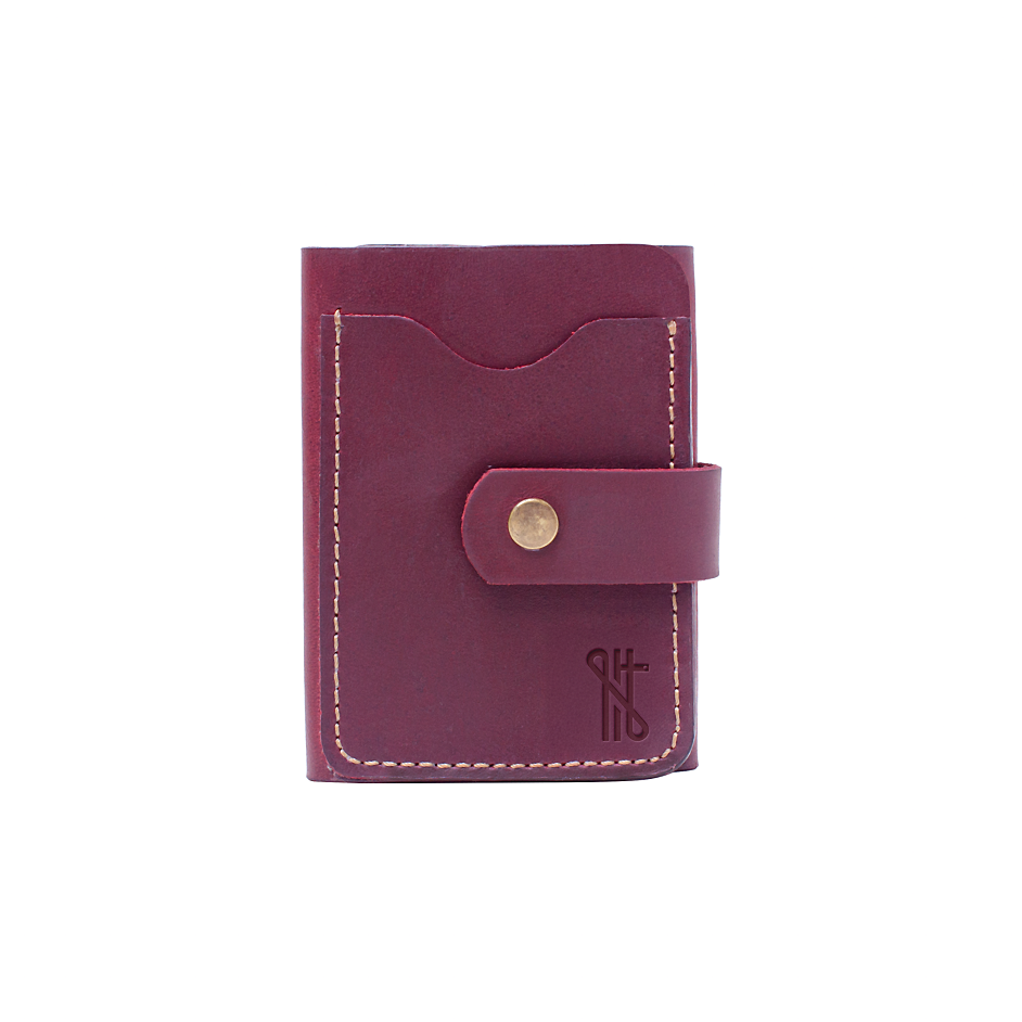 dark tifold leather wallet for men