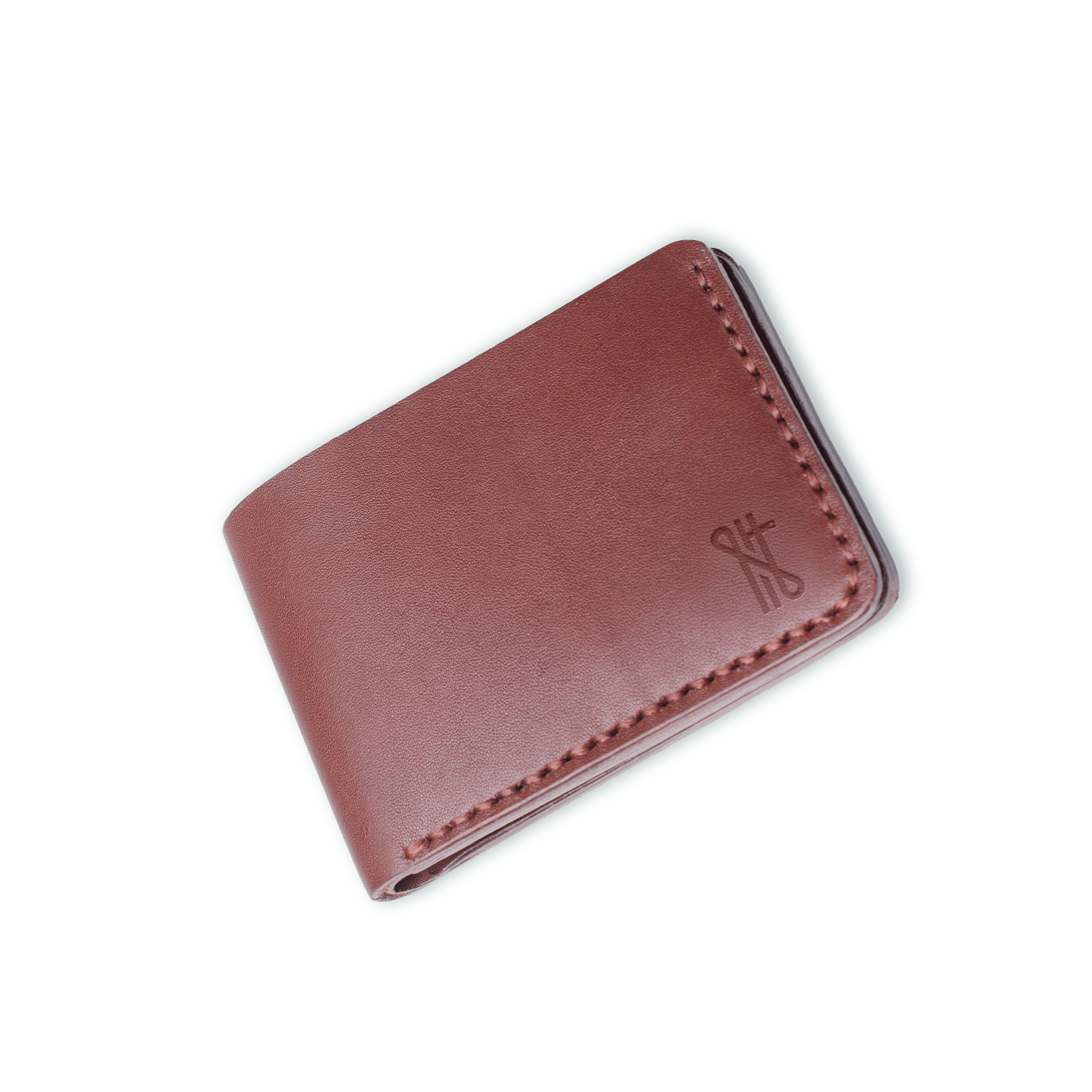 Hand Stitched Bifold Russet - Image 2